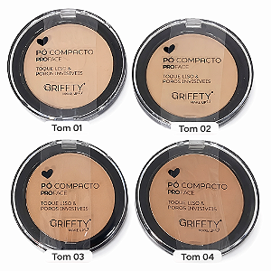 Pó Compacto Proface Toque Liso Poros Invisíveis - Griffty