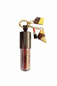 Lip Gloss Com Chaveiro Chocolate - Miss Victory