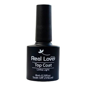 Top Coat Para Unhas Linha Light 8ml - Real Love