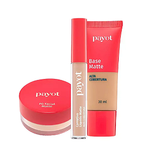 Combo Payot - Base, Pó e Corretivo (Compre e te chamamos para ajudar no tom ideal)