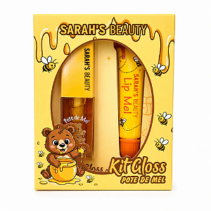 Kit Gloss + Hidratante Labial Mel - Sarah`s Beauty