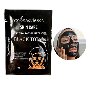Máscara Facial Skin Care - Yoyo Maquiamor Preta 0789888748254