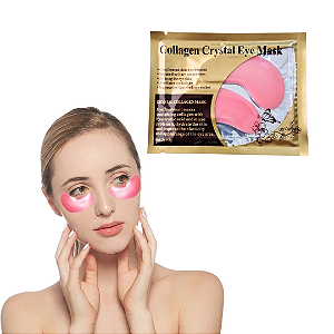 Mascara Rosa Crystal Collagen Anti-Olheiras (1 par)