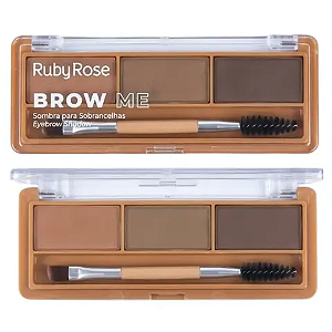 Paleta De Sombra Para Sobrancelha - Brow Me - Ruby Rose