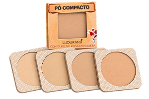Pó Compacto Com Óleo de Rosa Mosqueta - Ludurana