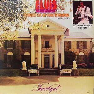 ELVIS PRESLEY - RECORDED LIVE ON STAGE IN MEMPHIS- LP