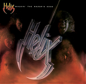HELIX - WALKIN THE RAZOR S EDGE- LP