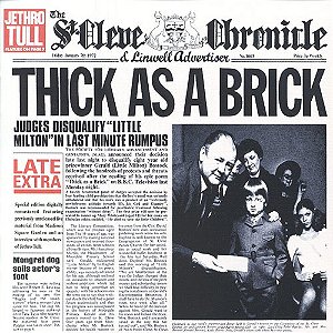 JETHRO TULL - THICK AS A BRICK CAPA SIMPLES- LP
