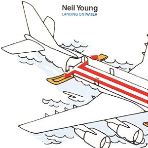 NEIL YOUNG - LANDING ON WATER- LP