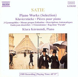ERIK SATIE - PIANO WORKS (SELECTION) - CD