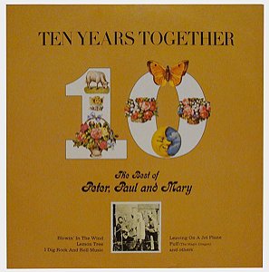 PETER, PAUL AND MARY – THE THE BEST OF (TEN) - LP