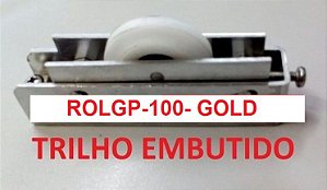 ROLDANA PARA GOLD 100/200 KG PARA TRILHO U EMBUTIDO NA PEDRA