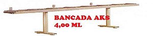 BANCADA DE ENTRADA OU SAIDA PARA CORTE DE SERRA AKS-10 MEIA ESQUADRIAS 4,00 ML PRONTA ENTREGA