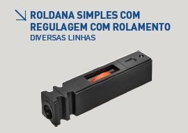 ROL-440-ROLDANA C/ROLAMENTO COM REGULAGEM LS