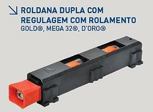 ROL-413-ROLDANA DUPLA C/REG C/ROLAMENTO - LG