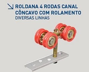 ROL-299(RN4C)-ROLDANA CONCAVA C/ ROLAMENTO - RN4C