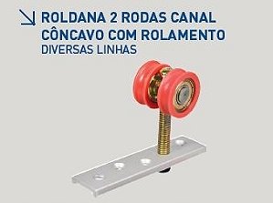 ROL-301(RNC-02)-ROLDANA CONCAVA C/ROLAMENTO