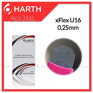 Lâminas Harth xFlex U16 - 0,25mm - 10 peças (VALIDADE: 12/25)