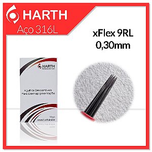 Lâminas Harth xFlex Circular 9RL - 0,30mm - 10 peças