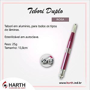 Tebori Duplo Rosa - Alumínio