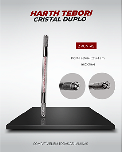 Tebori Cristal Duplo Lilas