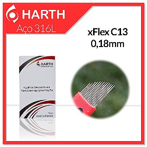 Lâminas Harth xFlex Curve 13 - 0,18mm - 10 peças