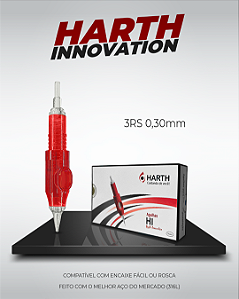 Agulhas Harth HI - 3RS 0,30 - 10 Unidades - Encaixe Rápido e Rosca