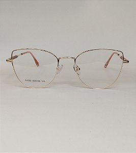 Óculos para grau metal gold