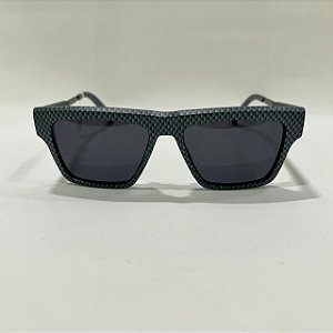 Óculos de sol polarizado quadrado fibra de carbono