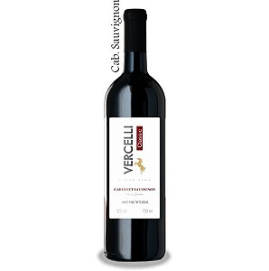 Vinho Fino - Vercelli Classic Tinto Seco Cabernet Sauvignon 750ml