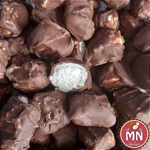 100 g Tradicional com cobertura de chocolate ao leite sem recheio com 15 a 20 balas