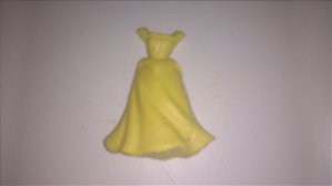 Kit com 50 balas de coco vestido da A Bela e a Fera