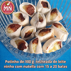 100 g tradicional recheada de Leite Ninho com nutella