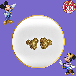 Kit com 50 balas de coco da Mickey e Minnie Dourados 50 anos
