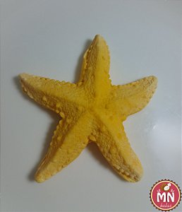 Kit com 50 balas personalizadas de estrela do mar realista no tamanho 7,5 cm x 7,5 cm