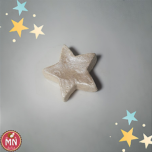 Kit com 50 balas de coco de estrela peroladas