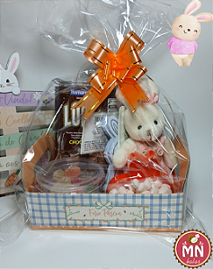 Unidade da Caixa Caixote 16,5 cm x 10,5 cm x 4,5 cm de Páscoa Kids menina