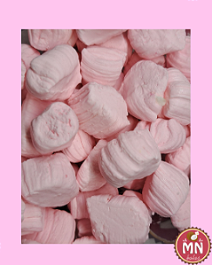 Kg da bala de coco tradicional rosa candy color com 150 balas