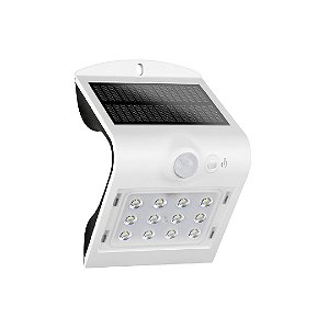 ARANDELA LED SOLAR 1,5W 6500K C/SENSOR DE MOV. BR DEMI