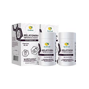 Melatonina + Triptofano + Niacina - Compre 2 e leve 3