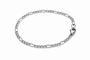 Pulseira Em Aço 316l Elo 3x1 3mmx21cm