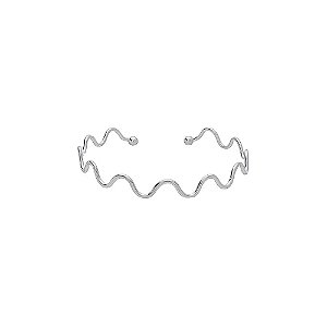 Bracelete em Aço inox Onda