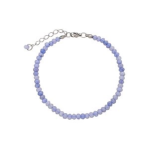 Pulseira com pedras Natural Howlita Turqueza