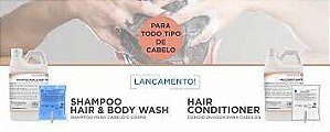 Shampoo para Cabelo e Corpo Hair & Body Wash 12 x 800ml - Spartan