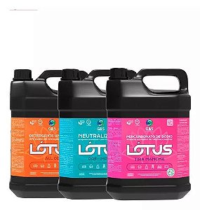 Kit Power Trio Lótus G&s  - All 01+Pré Imper+Tira Manchas