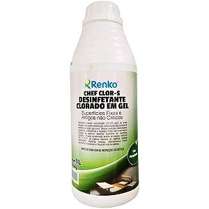 Desinfetante Clorado em Gel Chef Clor-S 1L - Renko