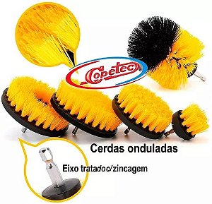 Kit 5 Escovas Rotativa Uso Geral - Copetec