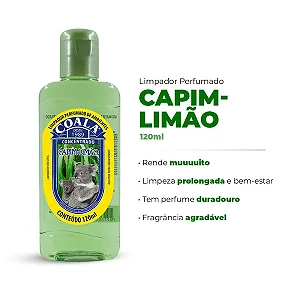 Limpador Perfumado Coala Capim Limão 120ml