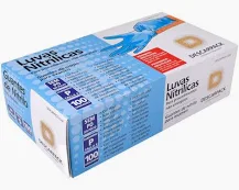 Luva Nitrilica Tam:P Azul - Descarpack