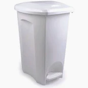 Lixeira Com Pedal 30L Branca - Plasútil